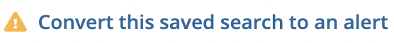 Convert alert link